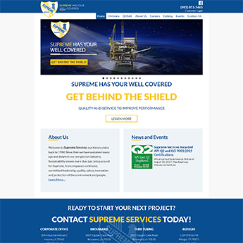 Supreme Services Website
